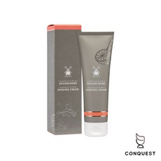 CONQUEST 德國 MUHLE 葡萄柚雪松刮鬍膏，綿密泡沫軟化鬍鬚，減少刺激，德國製造品質保證, 1個, 75mL
