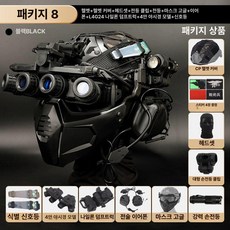 야간투시경 열화상스코프 모형 야시경 여행 헬멧 등산, 블랙패키지8