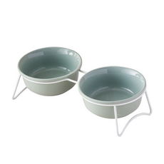 강이지 고양이 도자기 밥그릇 2구, 1개