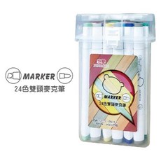 筆樂 PENROTE 雙頭麥克筆, 1個