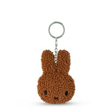 BON TON TOYS Miffy 米菲兔 絨毛鑰匙圈 10cm, 肉桂, 1個