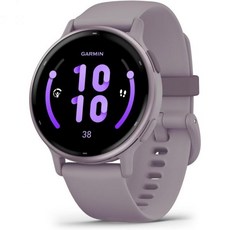 가민 비보액티브 5 건강 및 피트니스 GPS 스마트워치 AMOLED 디스플레이 최대 11일 배터리 아이보리, Garmin 오키드