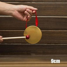 나무 지팡이가 손 공 중국 민속 악기 황동 구리 예배당 오페라 타악기, 1. 9cm