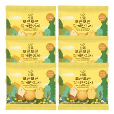 에코맘의산골이유식 산골쌀쿠키, 쌀계란, 40g, 6개