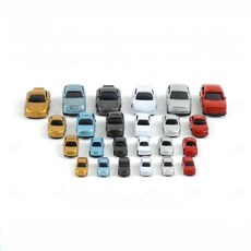 자동차모형 건축 모형 재료 1대100 디오라마 피규어 미니카 도시 계획 설계 소품 100P