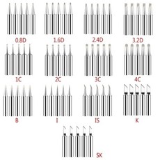5Pcs 900M-T 납땜 인두 팁 비트 IS/I/B/K/SK/2.4D/3.2D/1C/2C/3C/4C 무연 용접 헤드, 11 900M-T-1.6D, 01 China Mainland