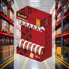 초강력 다용도테이프 리필12롤 12mmx25M 1개 회사 미술 포장 학교 새학기 재료