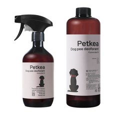 펫케아 강아지탈취제 피톤치드 천연 스프레이 반려견 오줌냄새 제거 + 공병, 1개, 1L