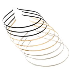 머리띠 만들기 재료 DIY 헤어밴드 기본재료 소품 부자재 몸체, 블랙7mm