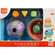 翔翼玩具 球球疊疊樂 多功能益智疊疊樂 疊疊球 趣味杯 寶寶玩具 安全標章合格, 1個
