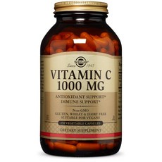 SOLGAR 維他命C素食膠囊 1000mg, 250顆, 1罐