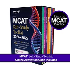 MCAT 자가 학습 도구 2026-2027: 7권 세트 6개의 전체 온라인 실습 테스트 + 맞춤형 3000개의 질문 연습 은행카플란 준비 포함