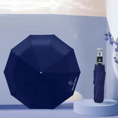 Car Automatic Folding Umbrella Portable Sunshade For Mercedes Benz AMG E S C A B Class GLE GLS CLS G, 01 파란색