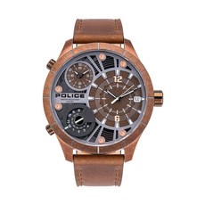 Police PL-15662XSQR-12 남성용 부시마스터 시계 608685