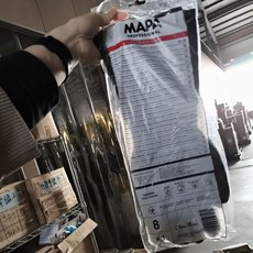 MAPA 450防酸鹼手套 耐化學溶劑手套 防磨損 防穿刺【伊豆無塵室耗材】, 1個