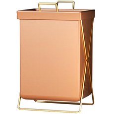 제이케이 다용도 빨래 장난감 정리 수거함, 골드브라운 오픈형, 1개