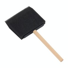 Oce 손잡이 스펀지 물감 그림 붓 색칠 놀이 7.5cm 스폰지사선붓 페인트브러쉬 어린이미술도구, 1개