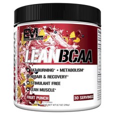 EVLUTIONNUTRITION BCAA補充粉 水果雞尾酒風味, 1個, 246g