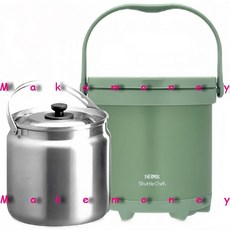 THERMOS 膳魔師 真空燜燒鍋 4.5公升, 1個
