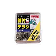 가마카츠 Gamakatsu 단일 후크 더 박스 관 첨부 전단 여우 형 7.5호 80개 차 66445, 1개, 1g
