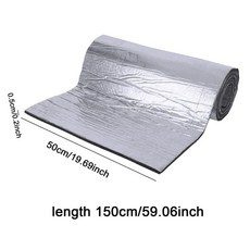 자동차 방음 단열 패드 매트 트럭 엔진 후드 방수 열, 1개