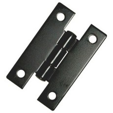 台灣阿成五金 Mydiy 工業風活頁小H型鉸鍊 霧黑色 日本鄉村風 台灣製鉸鍊 一包10個, 黑色, 1個