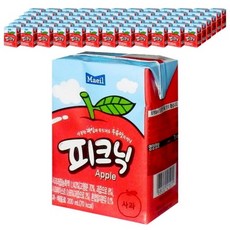 피크닉 사과 200ml 24팩x3 음료수, 72개