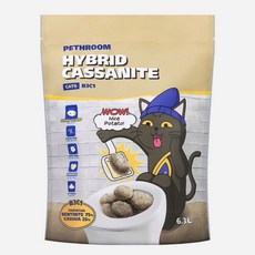 페스룸 고양이 파인 크랙 오리지널 모래, 6.3L, 1개, 최상급 카사나이트 모래(B3C1)