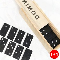플라스틱 도미노 28개 보드게임 쌓기 블럭 어린이 교육용 집중력 놀이(1+1옵션 주문수량의 2배수량 배송), 1개, 상세페이지 참조