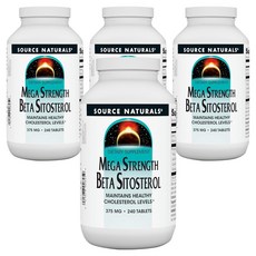 소스내츄럴스 메가 스트랭스 베타 시토스테롤 375mg 타블렛, 240정, 4개
