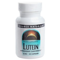 SOURCE NATURALS 葉黃素膠囊 6mg, 1罐, 45顆