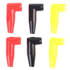 6 개/몫 전기 가드 모터 윈치 케이블 배터리 터미널 고무 커버 보호기 교체 배터리, 6pcs