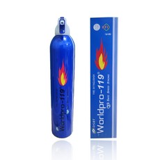 동성바텍 휴대용 소화기 가정용 차량용 460g(360ml) Worldpro-119, 청색, 1개