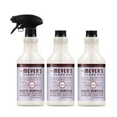 미세스마이어스 다목적 세정제 750ml x 3 (리필 포함) 욕실 주방 화장실 변기 욕조 세면대 타일 청소