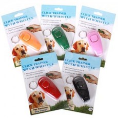 강아지 훈련 클리커 트레이닝 호루라기 클릭커, 색상랜덤