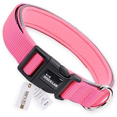 독스랩 강아지 중형견 대형견 목줄, 핑크, 1개
