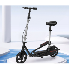 서서타는 킥보드 이륜 다이어트 운동용 성인 아동 사용 가능, 의자블랙, 1개