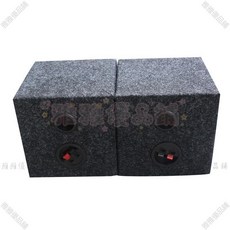 【開發票/統編】汽車音響喇叭音箱 4/5/6寸木質空箱 重低音改裝套組 防水防震 無損安裝 (型號: 960112) 一對價, 1個, 6寸一個價格,單喇叭