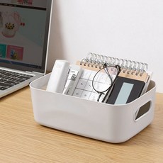 소형 작은 비품 소품 폴딩 바스켓 박스 정리함 보관함 수납함 리빙박스, S:크림옐로우, 1개