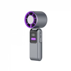 오스틱니 2026 NEW 초특가 케이블 포함 휴대용 선풍기 반도체 냉각 USB 충전 소형 선풍기 접이식, 회색 표준 모델