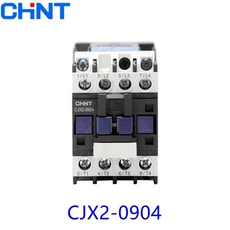 CHINT CJX2-0904 4NO CJX2-0908 2NO 2NC Din 레일 4 극 AC 접촉기 9A 코일 전압 380V 220V 110V 36V 24V LC, 01 CJX2-0904, 02 380V