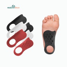 헬씨워크 아치서포트 기능성깔창 족저근막염 안전화 운동화 구두 군화깔창, 화이트, 1개