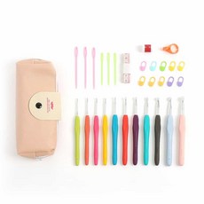 요비월드 코바늘 손뜨개 6종 코바늘패키지 수세미코바늘 DIY코바늘