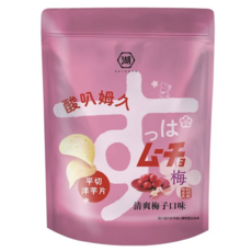 湖池屋 酸叭姆久洋芋片 清爽梅子口味, 550g, 1個