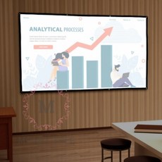 MT 이동 빔프로젝터 스크린221x125 16 9비율 빔설치 차박