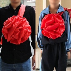 中式婚禮 紅色綢緞花球 結婚慶典開業 汽車裝飾 胸前大紅花, 1個, 紅色, 小孩款
