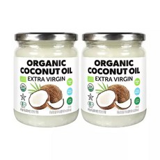 SMR 엑스트라버진 유기농 코코넛오일, 2개, 500ml