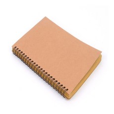 룰루랄라 스케치 패드 50매 휴대용메모노트, 브라운+화이트