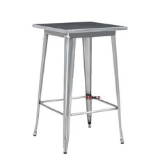 아일랜드 식탁 의자 철제 원목 등받이 홈바 카페 높은 바스툴, 메탈릭60x60x95cm+스틸탁상, 메탈릭60x60x95cm+스틸탁상