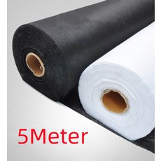 재봉 미싱 경량 부직포 원단 의류 바느질 DIY 액세서리 너비 100cm 화이트 블랙, [10] Black 5meters, 1개